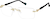 Angle view of Rimless Glasses 1915814 in Black thumbnail