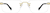 Front view of Rimless Glasses 1915814 in Black thumbnail