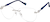 Angle view of Rimless Glasses 1915911 in Silver thumbnail