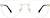 Front view of Rimless Glasses 1915914 in Gold thumbnail
