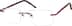 Customizable Stylish Twist Glasses 1916018 in Red