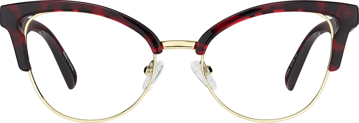 Front view of Cat-Eye Glasses 1916225 in Tortoiseshell