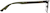 Side view of Rectangle Glasses 1916321 in Black thumbnail