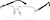 Angle view of Aviator Glasses 1916411 in Silver thumbnail