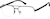 Angle view of Aviator Glasses 1916421 in Black thumbnail