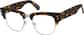 Angle view of Browline Glasses 1916525 in Tortoiseshell thumbnail