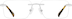 Rimless Glasses 1916711 in Silver