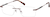 Angle view of Rimless Glasses 1916715 in Brown thumbnail
