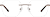 Front view of Rimless Glasses 1916815 in Brown thumbnail