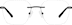Rimless Glasses 1916821 in Black
