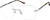 Angle view of Rimless Glasses 1916911 in Silver thumbnail