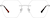 Front view of Rimless Glasses 1916911 in Silver thumbnail