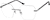 Angle view of Rimless Glasses 1916912 in Gray thumbnail