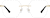 Front view of Rimless Glasses 1916914 in Gold thumbnail