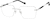 Angle view of Rimless Glasses 1917011 in Silver thumbnail