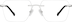 Rimless Glasses 1917011 in Silver