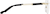Side view of Rimless Glasses 1917014 in Gold thumbnail