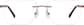Front view of Customizable Rimless Glasses 1917015 in Brown thumbnail