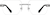 Front view of Rectangle Glasses 1917112 in Gray thumbnail