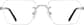 Front view of Customizable Rimless Glasses 1917412 in Gray thumbnail
