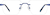 Front view of Rimless Glasses 1917416 in Blue thumbnail