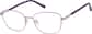 Angle view of Cat-Eye Glasses 1917617 in Purple thumbnail
