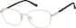 Angle view of Cat-Eye Glasses 1917619 in Rose Gold thumbnail