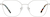 Front view of Cat-Eye Glasses 1917711 in Silver thumbnail