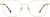 Front view of Cat-Eye Glasses 1917714 in Gold thumbnail