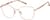 Angle view of Cat-Eye Glasses 1917719 in Rose Gold thumbnail