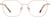 Front view of Cat-Eye Glasses 1917719 in Rose Gold thumbnail