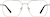 Front view of Aviator Glasses 1917811 in Silver thumbnail