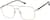 Angle view of Aviator Glasses 1917814 in Gold thumbnail