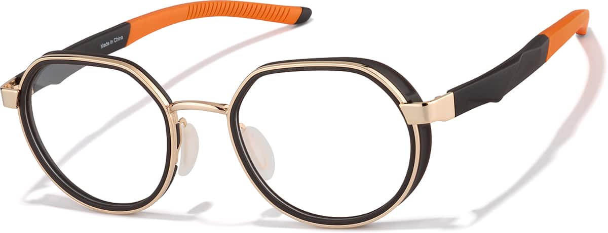 Tortoiseshell Zunnies - Geometric Sports Glasses #1918225 | Zenni