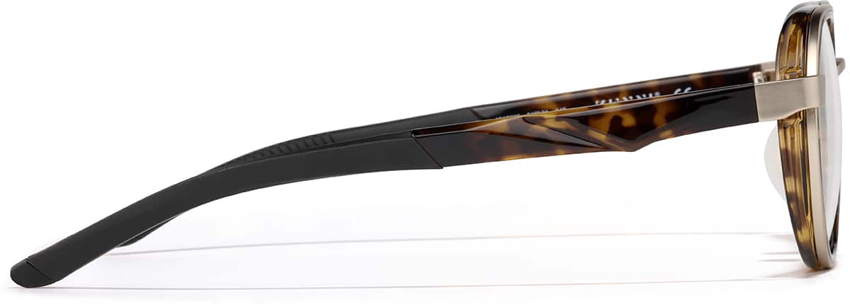 Side view of Zunnies - Geometric Sports Glasses 1918225 in Tortoiseshell