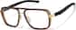 Angle view of Zunnies - Aviator Sports Glasses 1918325 in Tortoiseshell thumbnail