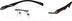 Rimless Glasses 192512 in Gray