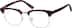 Stinson Browline Eyeglasses 192727 in Purple
