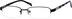 Rectangle Glasses 192821 in Black