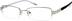 Rectangle Glasses 193011 in Silver