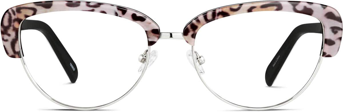 Front view of Browline Glasses 193935 in Ivory Tortoiseshell