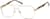 Angle view of Sunset Aviator Sunglasses 194114 in Gold thumbnail