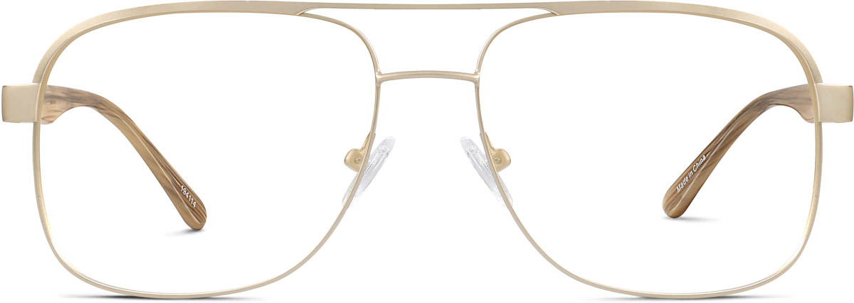Gold Sunset Aviator Sunglasses