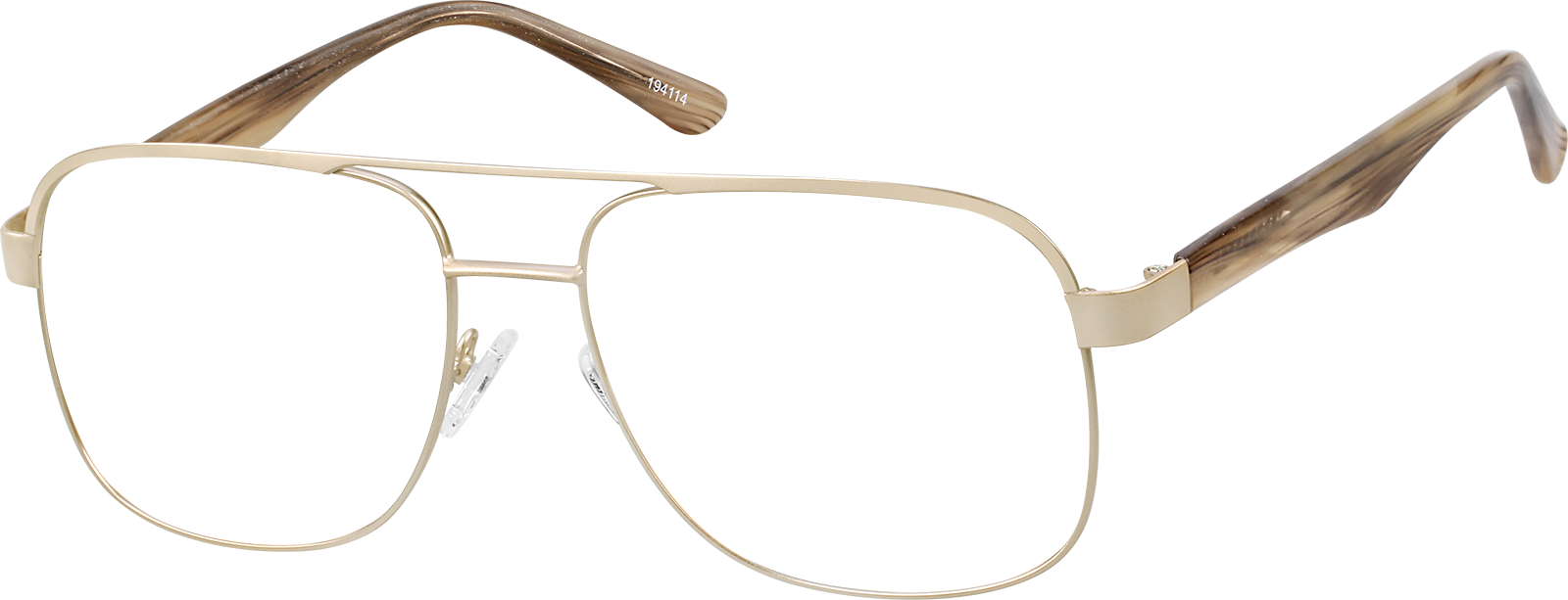 Silver Sunset Aviator Sunglasses #194111 | Zenni Optical
