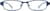 Front view of Kids’ Rectangle Glasses 194416 in Blue thumbnail