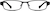 Front view of Kids’ Rectangle Glasses 194421 in Black thumbnail