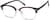 Angle view of Browline Glasses 194815 in Brown thumbnail