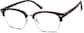 Angle view of Browline Glasses 194815 in Brown thumbnail