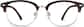 Front view of Browline Glasses 194815 in Brown thumbnail
