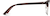Side view of Browline Glasses 194815 in Brown thumbnail
